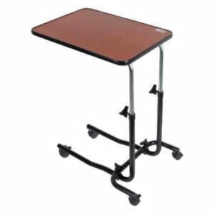 Lightweight Rehabilitation Overbed Table featuring bedside table and hospital bed table; suited to postoperative recovery