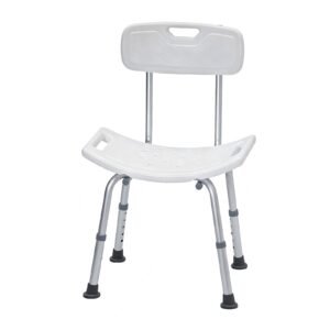 135 kg Shower Chair with Horseshoe Rubber Feet and Removable Backrest featuring shower chair with removable backrest; suited to Key functions and. | Elderly shower chair view of 135 kg Shower Chair with Horseshoe Rubber Feet and Removable Backrest