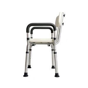 136 kg Aluminum Shower Chair with X-frame and Suction Feet featuring x frame bath seat; suited to Key functions and design features include. | Bathroom Aluminum Shower Chair view of 136 kg Aluminum Shower Chair with X-frame and Suction Feet