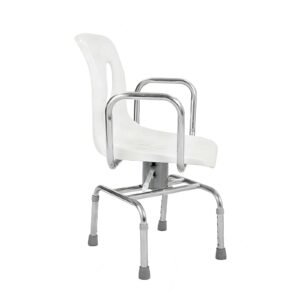 360-degree Swivel Steel Shower Chair with Adjustable Height featuring swivel shower chair; suited to Key functions and design features include. | Steel shower chair highlighting swivel shower chair and rotating bath seat; suited to Key functions and design features include. | Stainless Steel Shower Chair view of 360-degree Swivel Steel Shower Chair with Adjustable Height