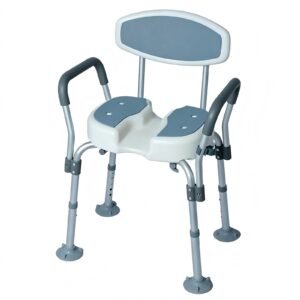 136 kg 3D-recessed Shower Chair with Four Configuration Options featuring 136 kg bath seat; suited to Key functions and design features include. | Grooved Shower Chair view of 136 kg 3D-recessed Shower Chair with Four Configuration Options