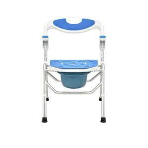 125 kg Folding Shower and Commode Chair with Flip-up Arms featuring 125 kg shower commode; suited to Key functions and design features include. | 3 in 1 shower chair view of 125 kg Folding Shower and Commode Chair with Flip-up Arms