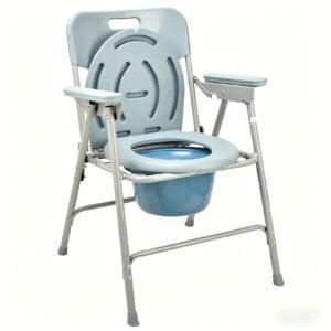Special Assisted Commode Chair featuring commode chair steel and lightweight commode chair; suited to suitable beside a bed