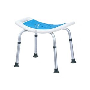 136 kg Ultra-light X-frame Adjustable Shower Stool featuring ultralight shower stool; suited to Key functions and design features include. | Aluminum shower chair view of 136 kg Ultra-light X-frame Adjustable Shower Stool