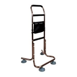 Multi-scene Freestanding Aluminum Standing Aid featuring portable standing aid and toilet safety support; suited to homes