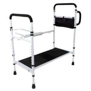 Heavy-duty Bedside Step and Standing Aid featuring medical step stool and bedside step stool; suited to home bedrooms