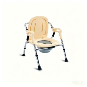 Steel Tube Folding Commode Chair featuring lightweight commode chair and commode chair for adults; suited to suitable beside a bed