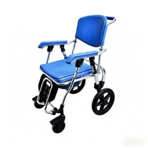 Swivel Wheel Commode Chair featuring aluminum commode chair and lightweight commode chair; suited to suitable for bedside toileting