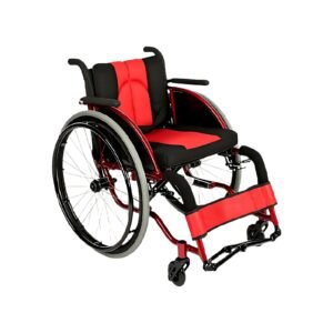 Lightweight Folding Sports Leisure Wheelchair featuring manual wheelchair and folding wheelchair; suited to home use