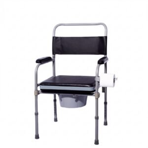 Thickened Commode Chair featuring commode chair steel and lightweight commode chair; suited to suitable for age-friendly home upgrades. | Commode chair for adults view of Thickened Commode Chair
