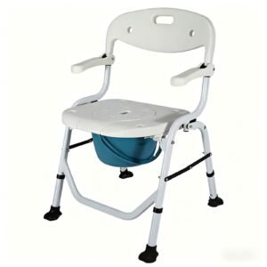 Toilet Commode Chair featuring aluminum commode chair and lightweight commode chair; suited to suitable beside a bed