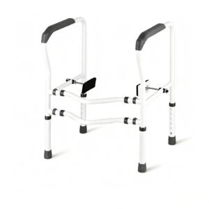 150 kg CE Adjustable Toilet Safety Frame with Single Clamp featuring 150 kg ce toilet safety frame; suited to Key functions and design features include. | Height Width Adjustable Toilet Grab Bar view of 150 kg CE Adjustable Toilet Safety Frame with Single Clamp