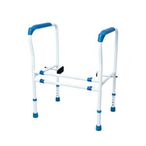 150 kg FDA Adjustable Toilet Safety Frame with TPE Clamps featuring 150 kg fda toilet frame; suited to Key functions and design features include. | Heavy duty toilet safety rails view of 150 kg FDA Adjustable Toilet Safety Frame with TPE Clamps