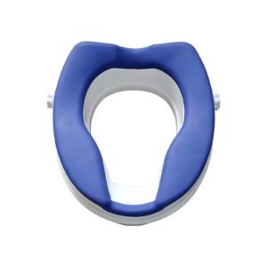 180 kg Soft TPR Raised Toilet Seat with Lid featuring 180 kg toilet seat; suited to Key functions and design features include. | Raised toilet seat with lid highlighting tpr toilet riser and 180 kg toilet seat; suited to Key functions and design features include. | Portable raised toilet seat view of 180 kg Soft TPR Raised Toilet Seat with Lid