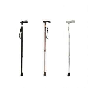 10-position Lightweight Aluminum Walking Cane featuring lightweight aluminum cane; suited to Key functions and design features include. | Anti Slip Adjustable Single Crutch view of 10-position Lightweight Aluminum Walking Cane
