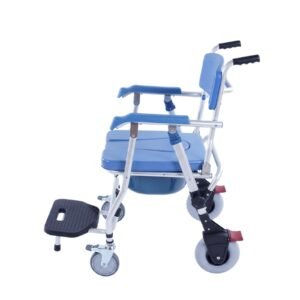 Waterproof Portable Commode Chair featuring bathroom commode chair and lightweight commode chair; suited to suitable for age-friendly home transfers. | Bathroom commode chair view of Waterproof Portable Commode Chair